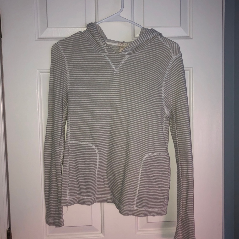 J Crew Striped Hoopie